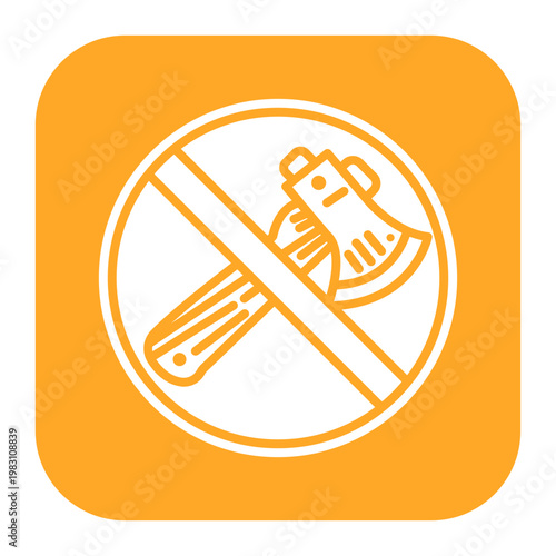 Stop Deforestation Icon