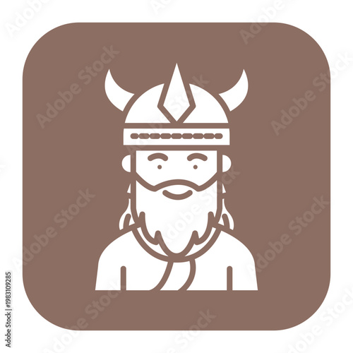 Viking Man Icon