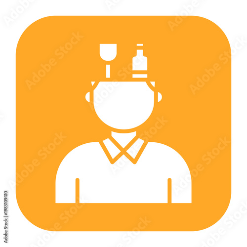 Alcohol Addiction Icon