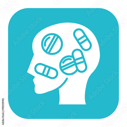 Drug Addiction Icon