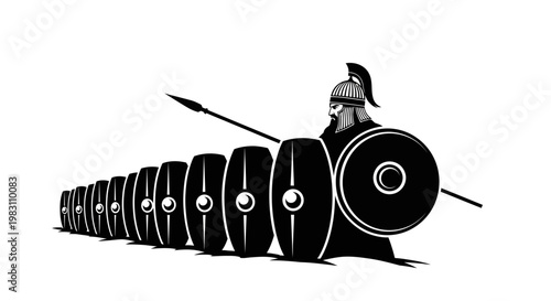 Roman Soldier Formation Shield Wall Spear Formation Ancient Military History