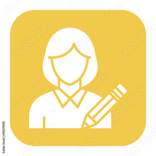 Writer Female Icon