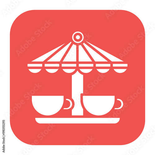 Tea Cup Ride Icon