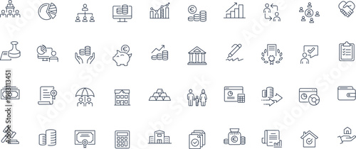 Heritage icons set Pixel perfect. Real estate, house, family, courthouse