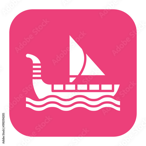 Egyptiqan Boat Icon