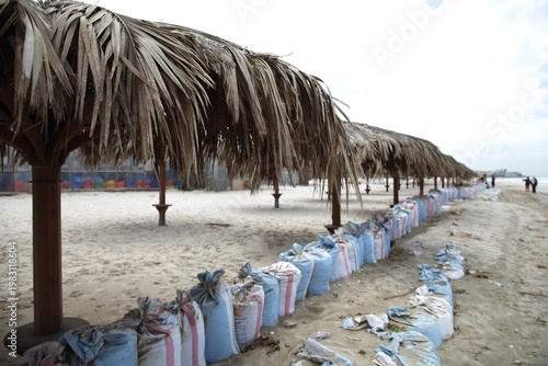 The Beach on a Cloudy Day