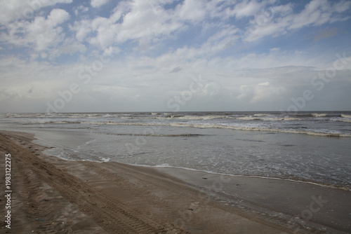 The Beach on a Cloudy Day