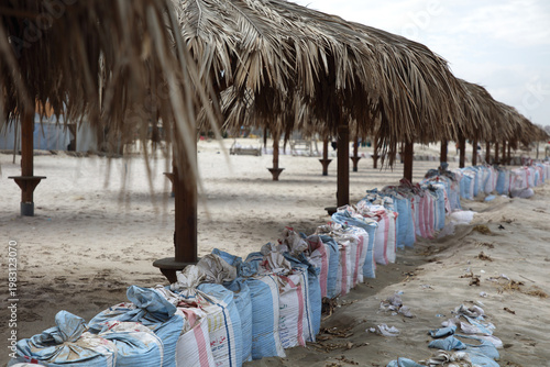 The Beach on a Cloudy Day