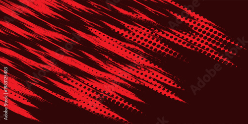 black red dragon decal brush fire volcano lava sakura Asia Japan anime style illustration sporty background banner style illustration. modern