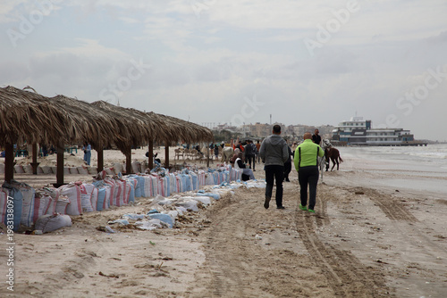 The Beach on a Cloudy Day