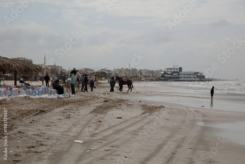 The Beach on a Cloudy Day