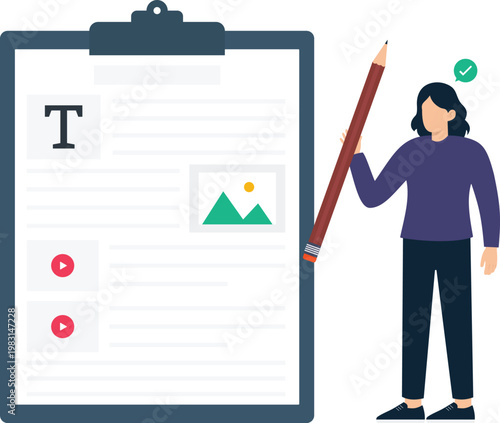 Computer user troubleshooting internet connection network failure digital problem wireless signal issue technical support flat design concept