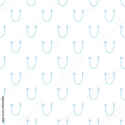 Catheters creating a seamless pattern, ideal for a medical or healthcare background