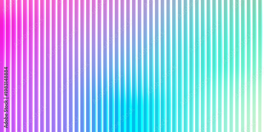 Obraz premium Abstract gradient stripes transitioning through vibrant colors from pink to teal