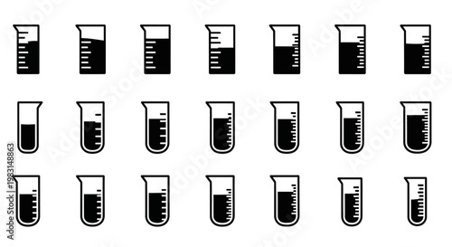 Black anvil, metalworking, icon set, 13 silhouette graphics, industrial tools, vector icons