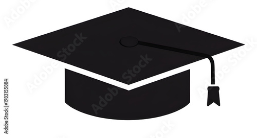 graduation, cap, icon, illustration, mortarboard, tassel, education, academic, degree, school, college, university, student, symbol, learning, knowledge, graduation icon