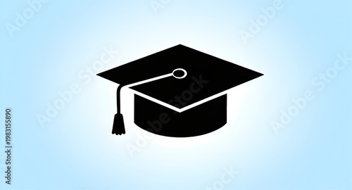 graduation, cap, icon, illustration, mortarboard, tassel, education, academic, degree, school, college, university, student, symbol, learning, knowledge, graduation icon