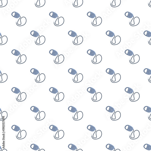 Dog leashes creating a grey and white repeatable background texture