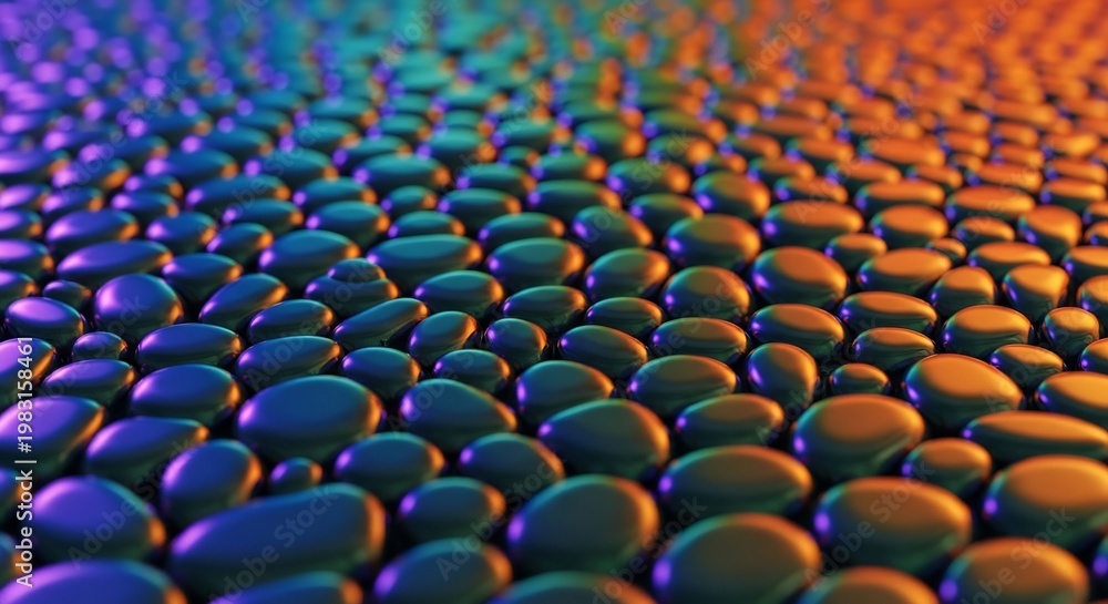 Fototapeta premium Abstract Background of Smooth Pebbles with Gradient Lighting.