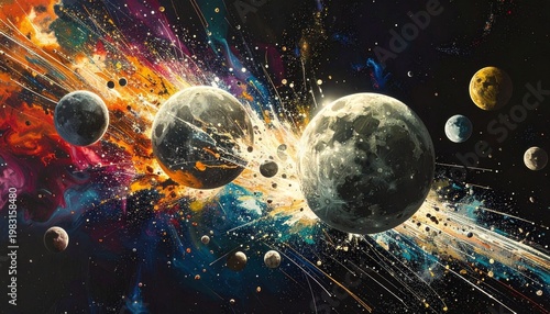 planet earth in space