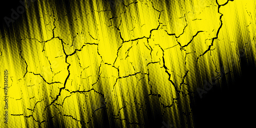 yellow black brush wrap car sticker pattern abstract banner sporty lines black yellow color combination grunge brush modern pattern racing motorsport vector design.