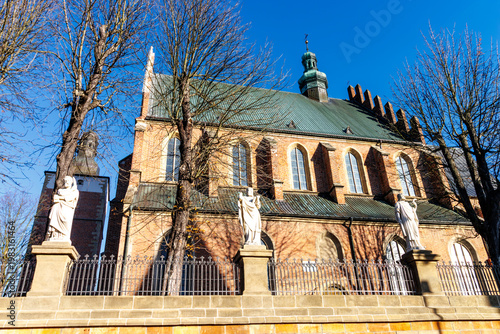 Exterior of the Corpus Christi Catholic Church Biecz, Lesser Poland Voivodeship, Gorlice County, Southeastern Poland, Europe