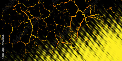 yellow black brush wrap car sticker pattern abstract banner sporty lines black yellow color combination grunge brush modern pattern racing motorsport vector design,eps 10.