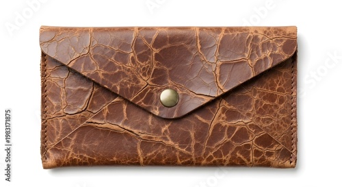 brown leather wallet