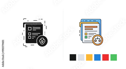 Legal Compliance Checklist Documents Icon