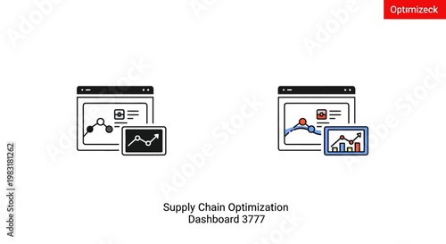 Supply Chain Optimization Dashboard Concept