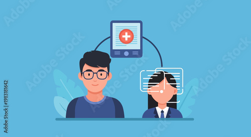 Healthcare concept Telemedicine connecting patients and doctors through technology
