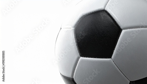 soccer ball on white background