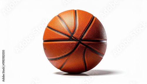 basketball ball on white background