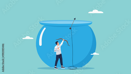 Business Man With Big Idea