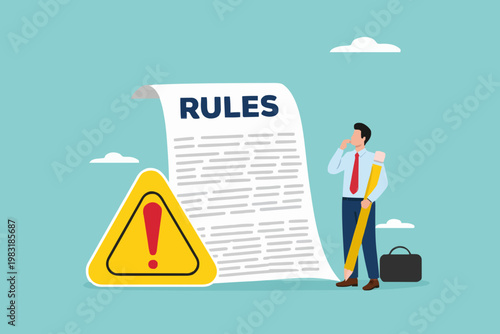 Rules and Regulations Concept