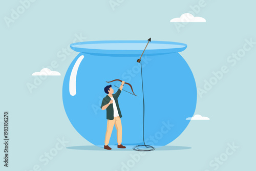 Small Man With Bow And Jar