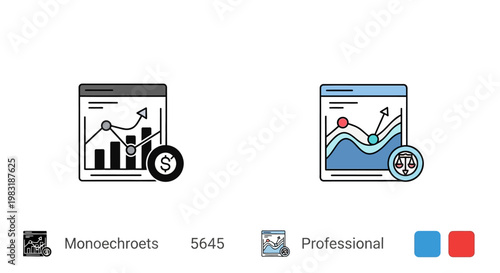 Financial data analysis and investment strategy concept