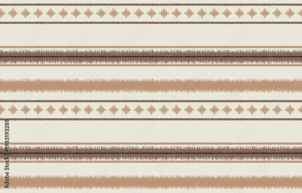 Foto ethnic ikat seamless pattern