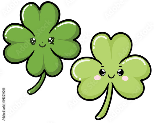 clover set illustrations 