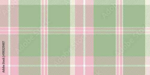 Easter plaid with pink and green tones used for spring holidays