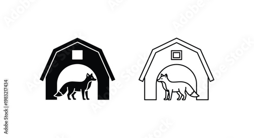 Dog Kennel Designs and Shelter Plans for Pets Vector