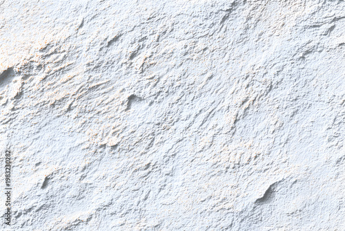 Abstract White and Light Blue Textured Wall Surface Background.