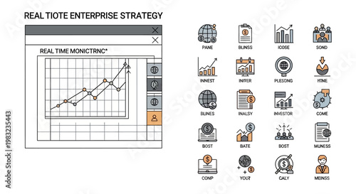 Real Time Monitoring Enterprise Strategy Concept