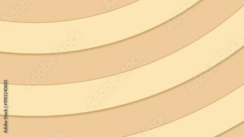 Abstract Yellow Circular Ridges Background 4K Seamless Loop