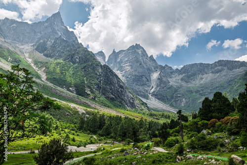 Bipenggou Scenic Area, Lixian County, Aba Tibetan and Qiang Autonomous Prefecture, Sichuan Province, China.