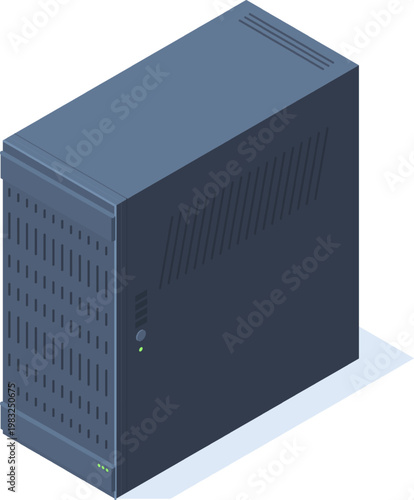 Server performing data processing and network operations
