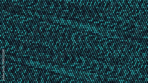 Digital Binary Code Wall Technology Background 4K