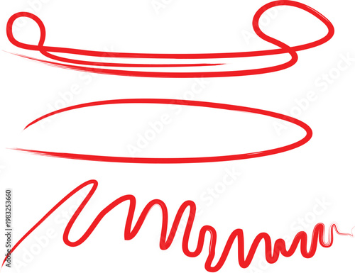 Underlines and scribbles set . Doodle vector brush Stroke . Correction scribble. Isolated paintbrush collection . Vector streak. Hand drawn underline, highlighter.
