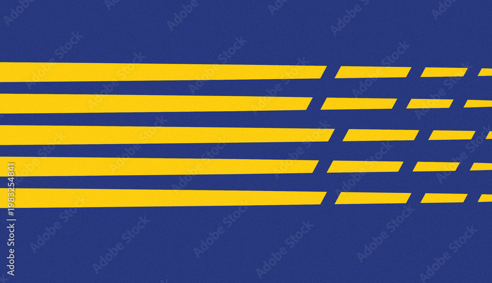 Obraz premium Abstract Blue and Yellow Stripes Background