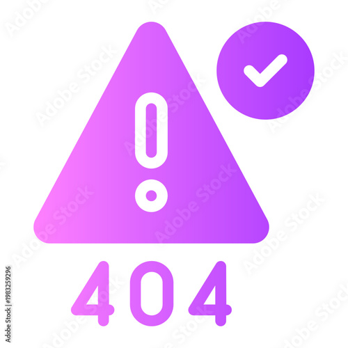 error gradient icon